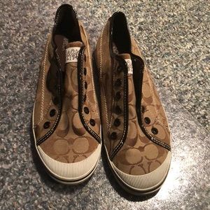 Coach Signature Slip on Sneakers